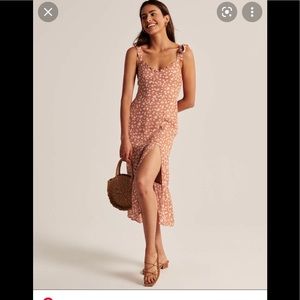 Tie-Strap Midi Dress